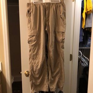 Men’s North Face Hiking Pants, size medium